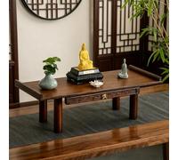 Étagère d'autel Bouddhiste rétro avec tiroirs,Sanctuaire méditation pour la Maison,Table d'autel pour Statues Bouddha,Table d'autel Spirituel pour églises.(40cm)