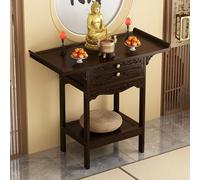 Étagère D'autel De Bouddha, Table D'autel en Bambou avec Rangement pour La Méditation, Support De Prière Bouddhiste, Meuble pour Petits Espaces, Autel Spirituel pour Temples Et Maisons