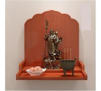 Étagère d'autel murale moderne en bois à suspendre pour Bouddha Guan Gong Shrine Offering Table Style chinois Décoration d'intérieur