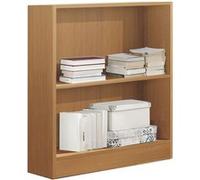 Etagere de 2 tablettes coloris merisier - longueur 82 x profondeur 33 x hauteur 90 cm -PEGANE- merisier G