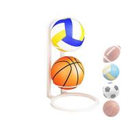 Étagère de basket-ball, organisateur de ballons, support de présentation de football, cube amovible, étagère de rangement multifonctionnelle en fer pour volley-ball, football, basket-ball, football