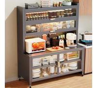 ÉTAGÈRE DE Boulanger avec Rangement, Buffet for Salle À Manger, Armoire DE Cuisine for Salon, Chambre, BUANDERIE