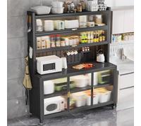 ÉTAGÈRE DE Boulanger avec Rangement, Buffet for Salle À Manger, Armoire DE Cuisine for Salon, Chambre, BUANDERIE