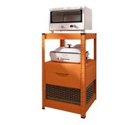 Étagère de boulanger robuste avec hauteur réglable et tiroirs pour un rangement amélioré de la cuisine, idéal pour le salon, le garage et l'organisation du balcon