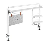 Étagère de bureau (à clipser) pour bureaux d'une largeur minimale de 120 cm avec tableau mémo magnétique