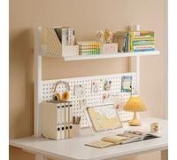 Étagère de bureau avec pince sur le design, petite unité d'extension de bureau pour rangement au-dessus du bureau, gain de place, rallonge de table d'appoint (taille : 60 x 20 x 66 cm)