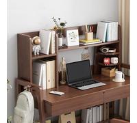 Étagère De Bureau - Bureau D'ordinateur En Bois Étagère De Rangement, Étagère De Comptoir Polyvalente, Présentoir De Rangement Autonome Pour Bureaux À Domicile, Pour Le Table Du Dortoir(A,120X20X48CM)