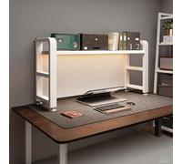 Étagère de bureau multifonctionnelle à 2 niveaux pour ordinateur - Économie d'espace - Pour la maison, le bureau, la chambre à coucher - Type B - Simple couche - 55 cm - Solution de rangement