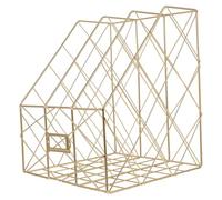 Étagère de Bureau Multifonctionnelle en Fer à Trois Niveaux pour | Design Grille Vertical, Accès Rapide aux Magazines et Courrier, Bureau D’étude ou Comptoir D’accueil