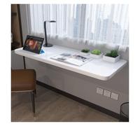 Étagère de bureau murale pliable pour cuisine, station d'artisanat, bar, blanc (70 x 40 cm) - Parfait pour les petits espaces et nization