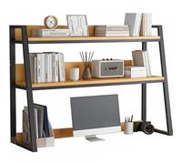 Étagère De Bureau Pour Dortoir, Étagère De Bureau à échelle, Bibliothèque De Bureau Pour Ordinateur à 3 Niveaux, Support D'affichage De Bureau Polyvalent Pour Dortoir, Bureau à Domicile(C,115x32x90cm)