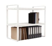Étagère De Bureau | Rehausseur Robuste À Gain De Place - Étagère Organisateur Robuste pour Dessus de Bureau | pour Maison Chambre Salle de Lecture Décoratif et Jardinière