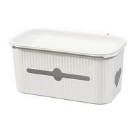 Étagère de chevet pour bébé 26,4 x 16,5 x 12,7 cm à suspendre avec 2 trous étagère de lit fonctionnelle en plastique léger pour la maison le bureau l'école le dortoir la chambre