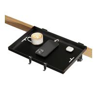 Étagère de chevet pour dortoir, table d'appoint pour lit mezzanine | Organiseur de rangement pliable avec gestion des câbles pour smartphones, tasses, livres, lunettes, maison, appartement, lit