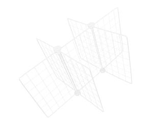 Étagère de Congélation en Fer, Grille Fine 6 Cases, Blanc | Séparateurs D'étagères, Cloison de Rangement Cuisine, Usage la Cuisine et Freezer, Installation Facile