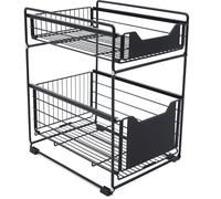 étagère de cuisine à 2 niveaux Étagère sous évier Rangement Étagère