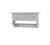 Etagère de cuisine HWC-C49 32x65x13cm shabby look gris