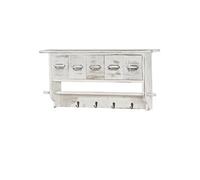 Etagère de cuisine HWC-C4932x65x13cm shabby chic blanc