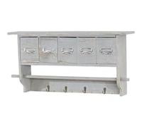 Accessoire de cuisine Mendler Etagère de cuisine HWC-C49 32x65x13cm shabby look gris