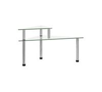 Etagère de cuisine - - Transparent - Verre trempé - 2 niveaux - 49,5x35x19 cm