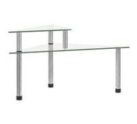 vidaXL Étagère de cuisine Transparent 49,5x35x19 cm Verre trempé