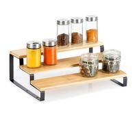 Étagère de cuisine - Vilde - Bambou - 3 niveaux - 32x23,5x11 cm