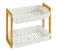 Étagère de Douche 2 Niveaux "Natureo" 35cm Blanc