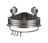 Étagère de douche à la ventouse | Panier de douche avec cloche 'aspiration triangulaire pour la salle de bain et les toilettes - Organisateur sans pour shampooing en particulier les bandes de p