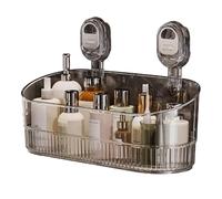 Étagère de douche à ventouse - Bac d'angle portable, plateau de rangement pour évier, support mural | Design sécurisé sans adhésif, fonction d'organisation de drainage de l'eau pour petite salle de