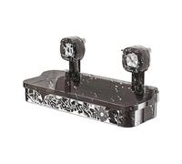 Étagère de douche à ventouse | Organiseur de douche | Sans perçage amovible avec trous de drainage pour le corps, le shampooing, la maison, la cuisine, l'évier de savon