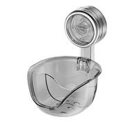 Étagère de douche à ventouse - Panier de rangement mural - Drainage inférieur transparent - Design multifonction sans perçage - Étagère de rangement pour toilettes, shampooing, après-shampoing