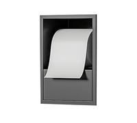 Étagère de douche amovible en acier inoxydable pour salle de bain - Léger - Gris - 17 x 23 x 12 cm - Idéal pour la rénovation de la maison et les toilettes encastrées.