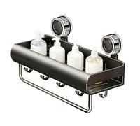 Étagère de douche avec ventouse, panier antidérapant, support mural à ventouse, étagère de salle de bain, pour buanderie, toilettes, chambre, cuisine, shampoing, rinçage de savon