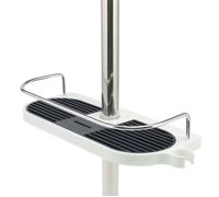 Étagère de douche - Bremermann - Plastique et acier inoxydable - Montage sans perçage - Sécurisée