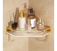Étagère de Douche d'angle à 1/2/3 Niveaux, étagère de Douche d'angle Portable, étagères d'angle pour Douche, Panier de Douche d'angle pour Petites salles de Bain, étagère de Douche étanche pour Salle