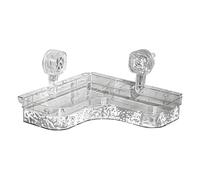 Étagère de douche d'angle moderne avec ventouse, antirouille - Fixation murale pour produits capillaires, shampooing, après-shampoing - Idéal pour salle de bain, cuisine et salon