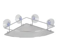 MSV Etagère Panier d'angle de Douche à ventouses Chromé