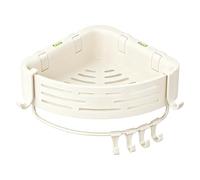 Étagère de douche de salle de bain - Organisateur à ventouse solide avec crochet pour serviette | Étagère murale d'angle de rangement pour cuisine, appartement, hôtel, maison, savon, shampooing