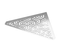 Étagère de douche en acier inoxydable d’angle 28×20 cm, brossé, sans barre - TI-SHELF PENTA