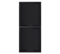 Étagère de douche en acier inoxydable - Étanche - Pour articles de toilette et shampooing - Pour la maison, la cuisine et la chambre à coucher - Noir