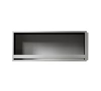 Étagère de douche en acier inoxydable mat - Pas besoin de carrelage - Rangement mural encastré pour salle de bain, cuisine et toilettes - Gris compact 320 x 620 x 125 mm