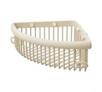 Étagère de douche en maille filet à séchage rapide Blanc 32 cm | Alliage d'aluminium spatial, revêtement antirouille, 32 x 22,5 x 8 cm, idéal pour les douches humides, longue durée de vie