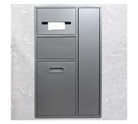 Étagère de douche encastrée - Organiseur de salle de bain en acier inoxydable pour shampooing et articles de toilette - Solution de rangement murale peu encombrante - Design moderne