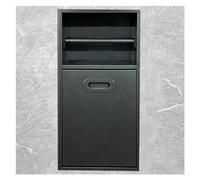 Étagère de douche encastrée - Organiseur de salle de bain en acier inoxydable pour shampooing et articles de toilette - Solution de rangement murale peu encombrante - Design moderne