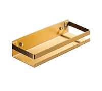 Étagère de douche Étagère de douche en acier inoxydable, étagère de douche mate moderne de 20 à 50 cm, étagère de douche rectangulaire en métal à fixation murale, organisateur d'accessoires de salle d