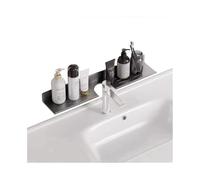 Étagère de douche Étagère de lavabo de salle de bain au-dessus du robinet, étagère de salle de bain en aluminium épais, organisateur au-dessus du robinet, étagère de rangement de comptoir de salle de