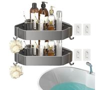 Étagère de douche | Étagère de salle de bain montée | Coins de douche Triangulaires Non Slip Pour, Appartement, Dortoir Et Baignoire Imperméable Sans Rouille Sans Rouille Sans Corruption