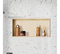 Étagère de douche étanche en acier inoxydable pour salle de bain - Installation facile pour la rénovation de la salle de bain et l'amélioration de la maison - Solution de rangement durable pour salles