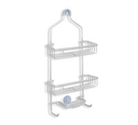 Étagère de douche Florena Montage sans perçage avec ventouse 3 Étages Aluminium