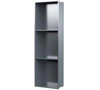 Étagère de douche murale en acier inoxydable 304 pour hôtels, étagère de niche de douche durable, design peu encombrant pour salles de bains